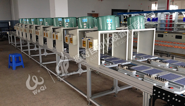 無油機機頭老化及冷卻輸送線