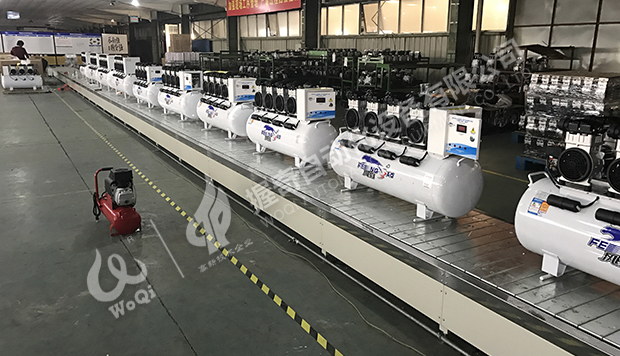 空壓機總成裝配、測試線