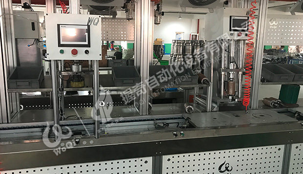 增氧泵轉子與端蓋壓裝機