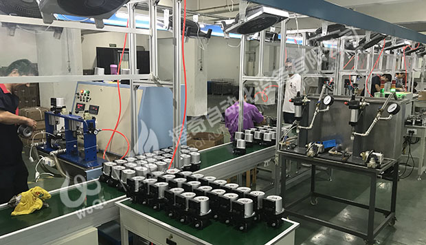 皮帶式屏蔽泵裝配線