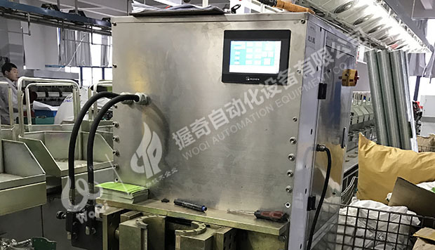 深井泵進出水節單頭擰緊機