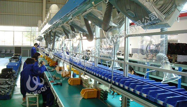 擱板式裝配焊接線