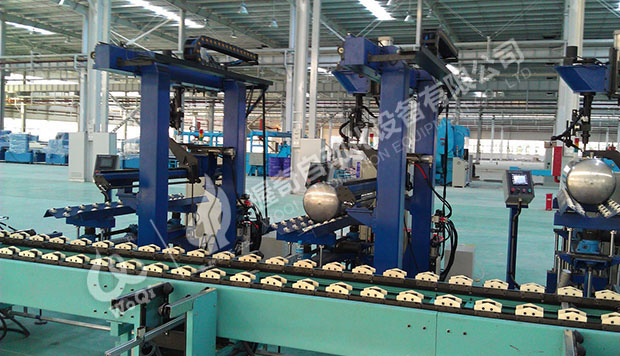 空壓機儲氣罐生產線3