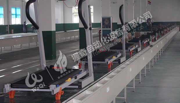 單板鏈式家跑機裝配線