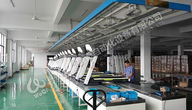 雙板鏈式跑步機生產線