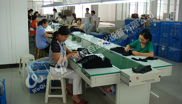 襪子包裝流水線